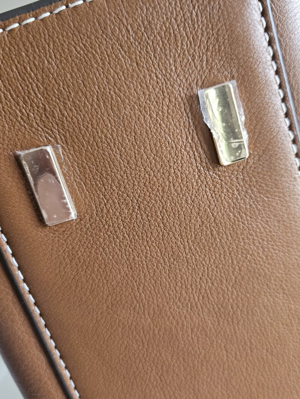 Small Lee Radziwill Double Bag. Aged Tan. Tory Burch. - Picture 5 of 13